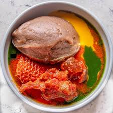 Amala, Gbegiri, Ewedu/Omi-Obe with Orisisi Protein