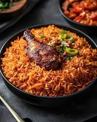 Firewood Jollof Rice, Chicken & Beef